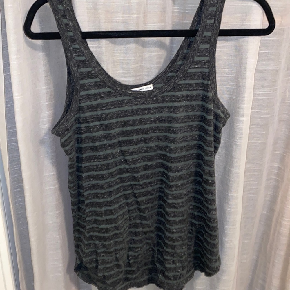 James perse striped tank top